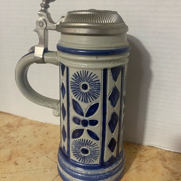 Vintage Gerz Beer Stein with Lid - Picture 3 of 10